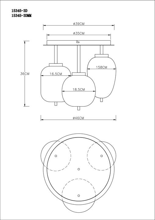 Actual product image Globo Blacky (E14)