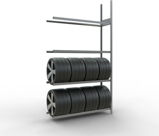 Produktbild Schulte Lagertechnik Räder-Anbauregal MULTIplus151