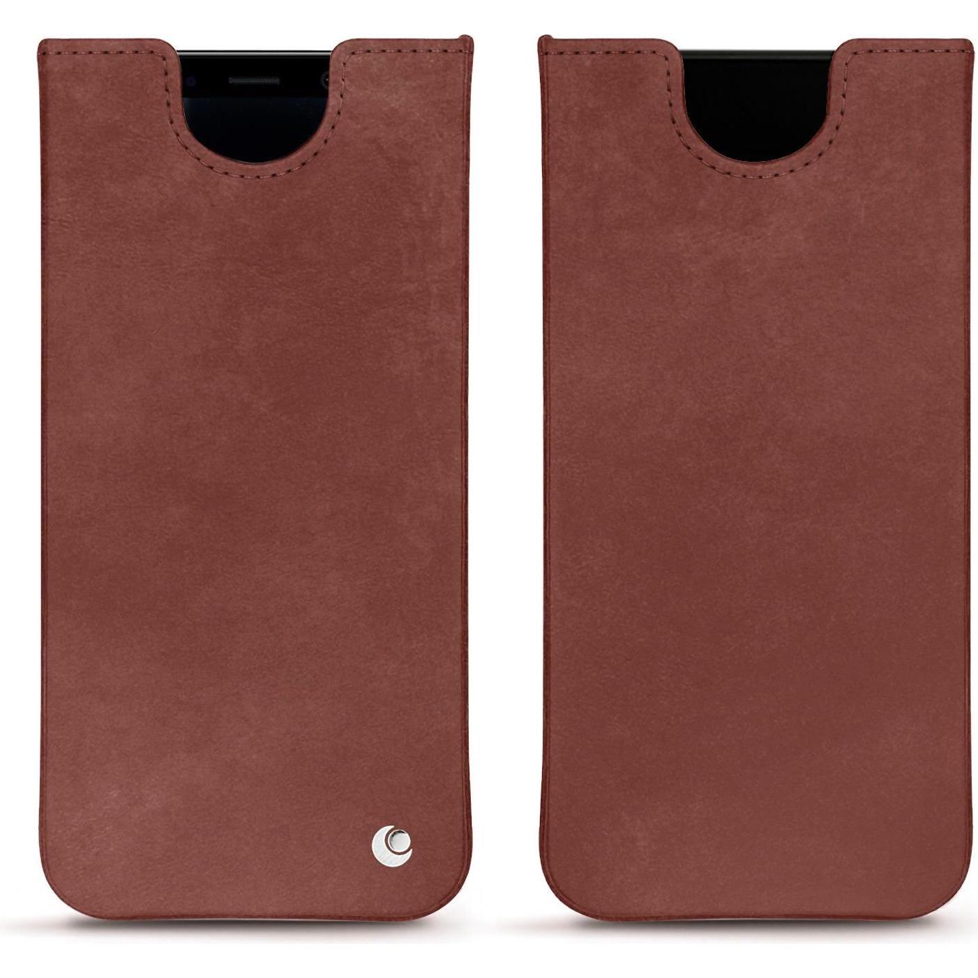 Noreve Lederschutzhülle (Samsung Galaxy S8+), Smartphone Hülle, Rot