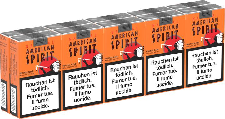 Actual product image Natural American Spirit Orange soft (10 pcs.)