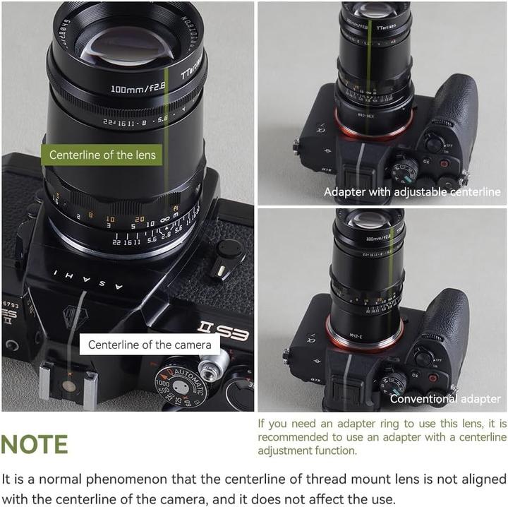 Image du produit TTArtisan 100mm f/2,8 pour M42 (Noir)