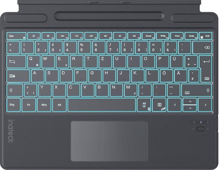 Inateck Keyboard Surface gray, Sureface Pro 8-11 Compatible (DE, Sans fil)