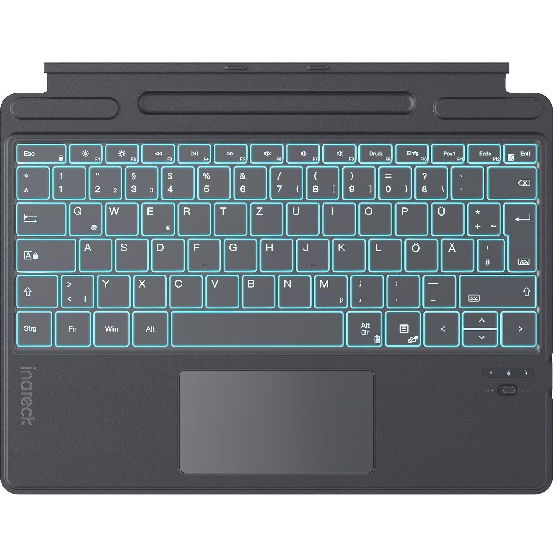 Inateck Keyboard Surface gray, Sureface Pro 8-11 Compatible (Germania, Senza fili), Tastiera, Grigio