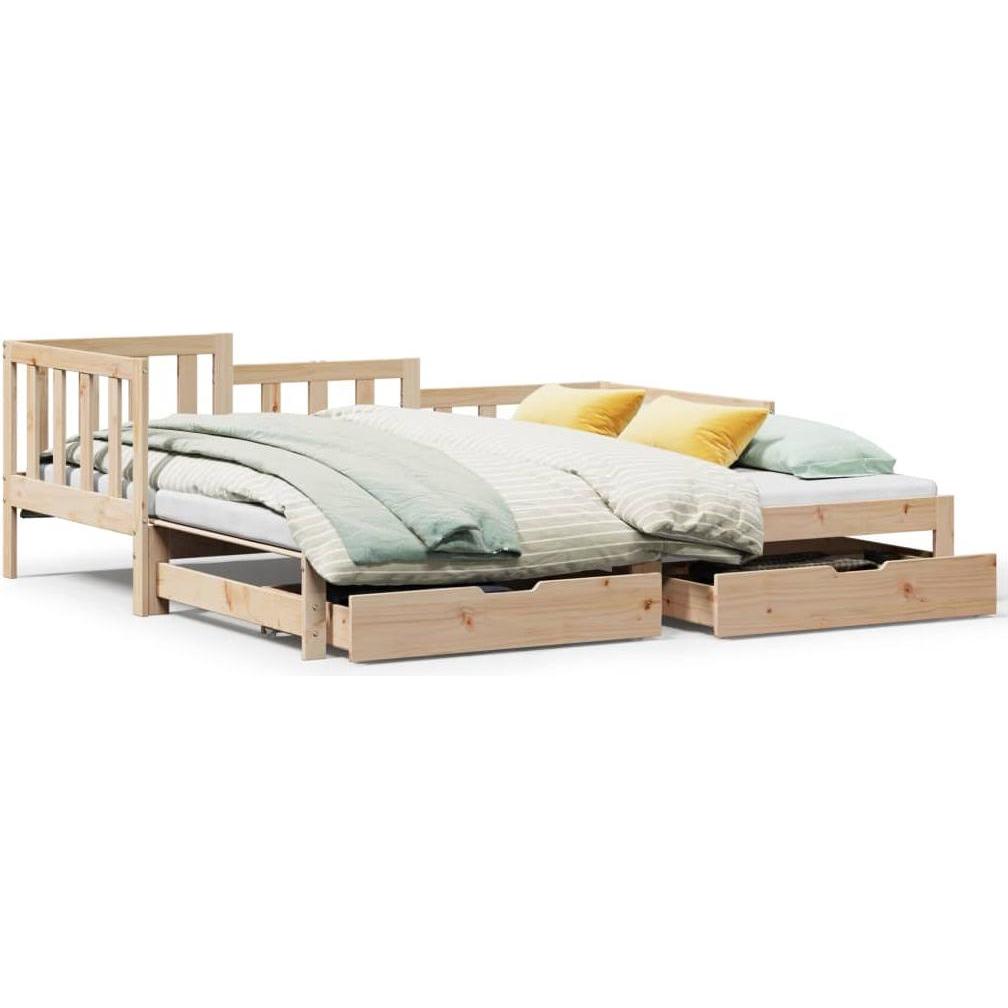 Thumbnail - VidaXL, Sofa, Tagesbett Ausziehbar mit Schubladen