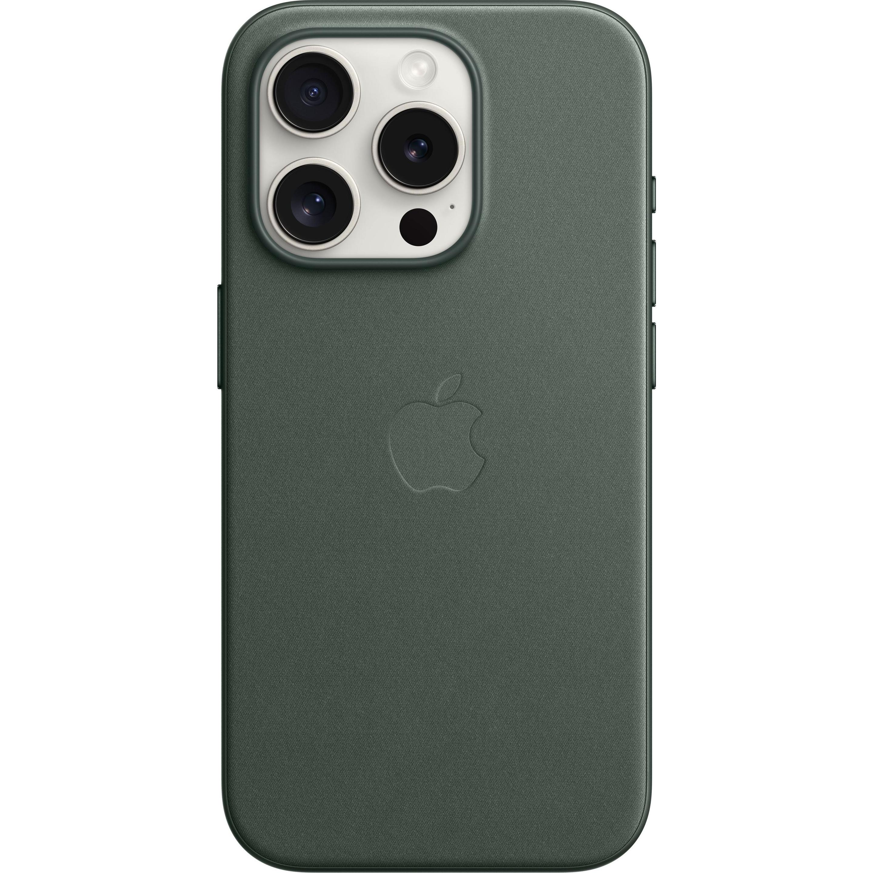 Apple Feingewebe Case mit MagSafe (Apple iPhone 15 Pro), Smartphone Hülle, Grün