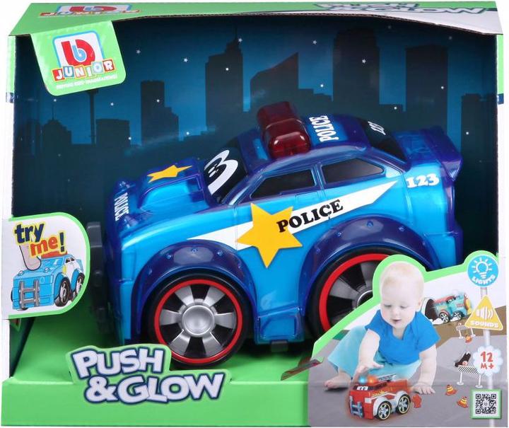 Actual product image BB Junior Push & Glow Police Car