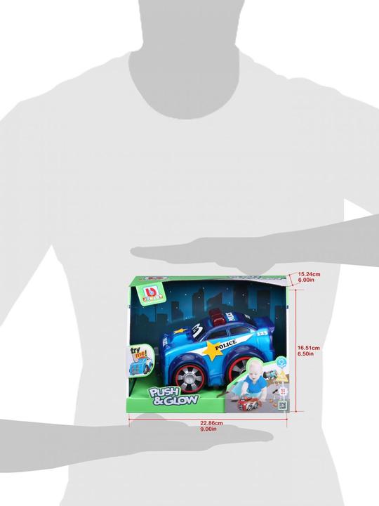 Actual product image BB Junior Push & Glow Police Car