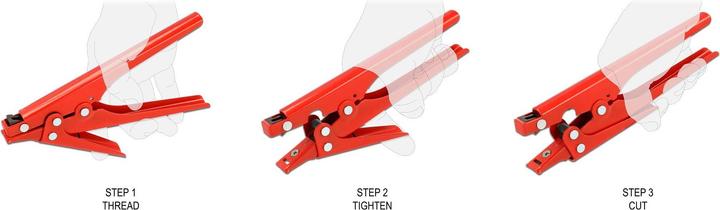 Produktbild Delock Kabelbinder Sortimentsbox mit Kabelbinderzange 600-teilig farbig (Kunststoffkabelbinder, 230 mm, 600 Stk.)