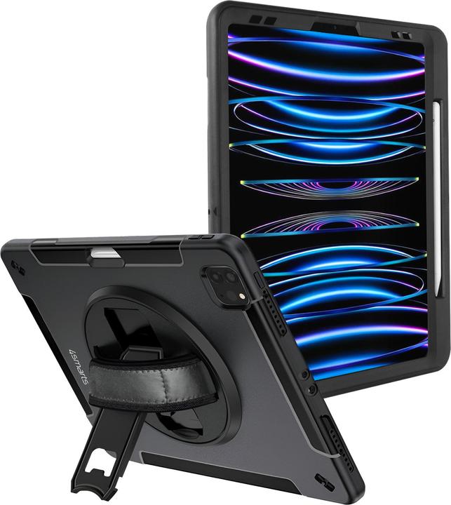 Produktbild 4smarts Rugged Grip Case (iPad Pro 12.9 2018 (3. Gen), iPad Pro 12.9 2020 (4. Gen), iPad Pro 12.9 2021 (5. Gen), iPad Pro 12.9 2022 (6. Gen))