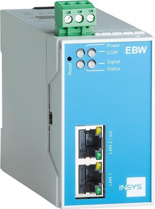 Produktbild Insys icom EBW-L100, LTE-Mobilfunk-Router, VPN LTE/UMTS/HSPA/GPRS/EDGE 2xEthernet 10/100BT