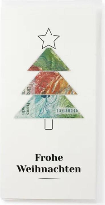 Produktbild Fidea Design Frohe Weihnachten Faltkarte für Geldgeschenke