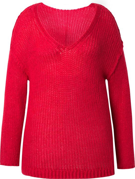 Produktbild Angel of Style Pullover, oversized, Ballonärmel, V-Ausschnitt. (52)