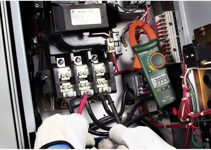 Actual product image Extech Hand multimeter, current clamp di (CAT III 600V)