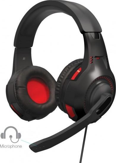 Immagine prodotto Hyperkin Soundtac Universal Gaming Rot Kopfhörer (Cablato)