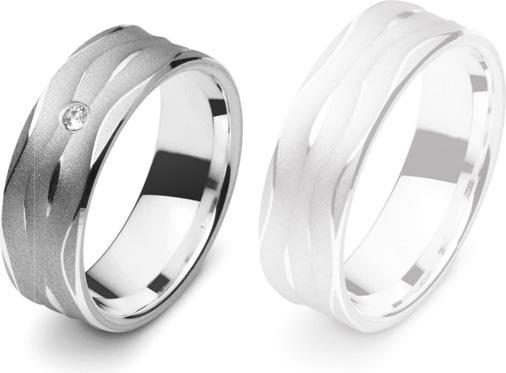 Produktbild Muau Partnerring (55, 925 Silber)