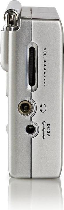 Actual product image Nedis World Radio | Portable version | AM / FM / SW | Battery-powered / mains power supply | Dig (FM, AM)