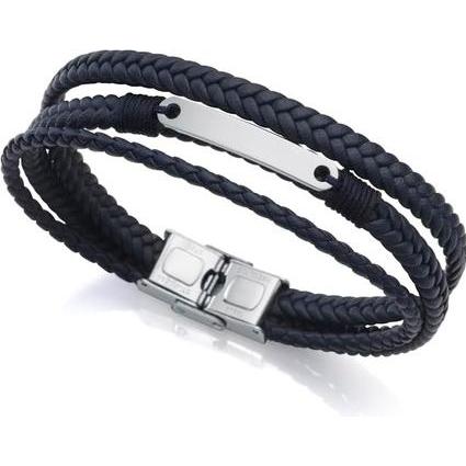 Viceroy, Armschmuck, Dark Blue Leather Bracelet Air 75301P01013