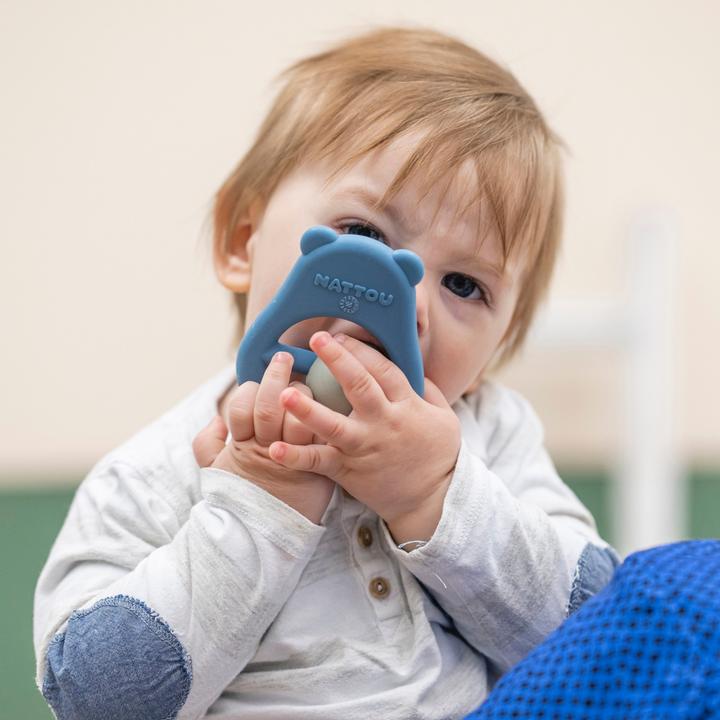 Immagine prodotto Nattou Anello di dentizione Madre in silicone blu