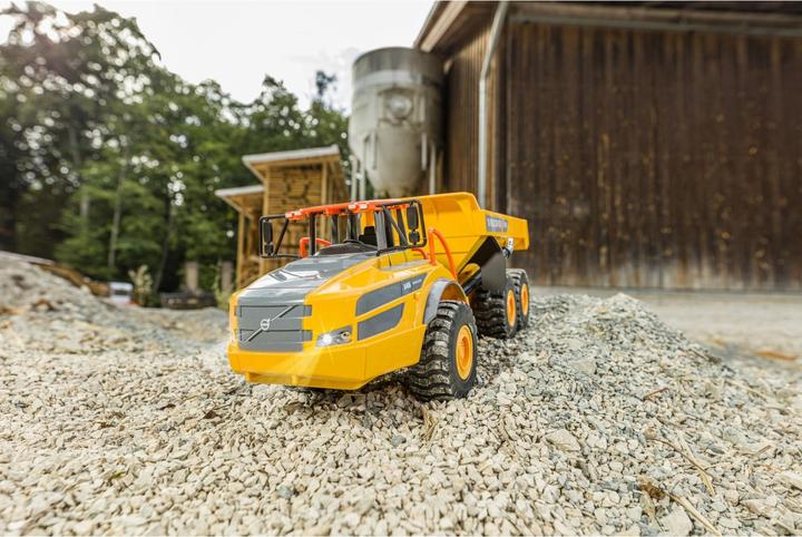 Immagine prodotto Carson Modellsport 907669 1:20 Dumper Volvo A40G 100% RTR 1:20 Electric RC (RTR pronto all'uso)