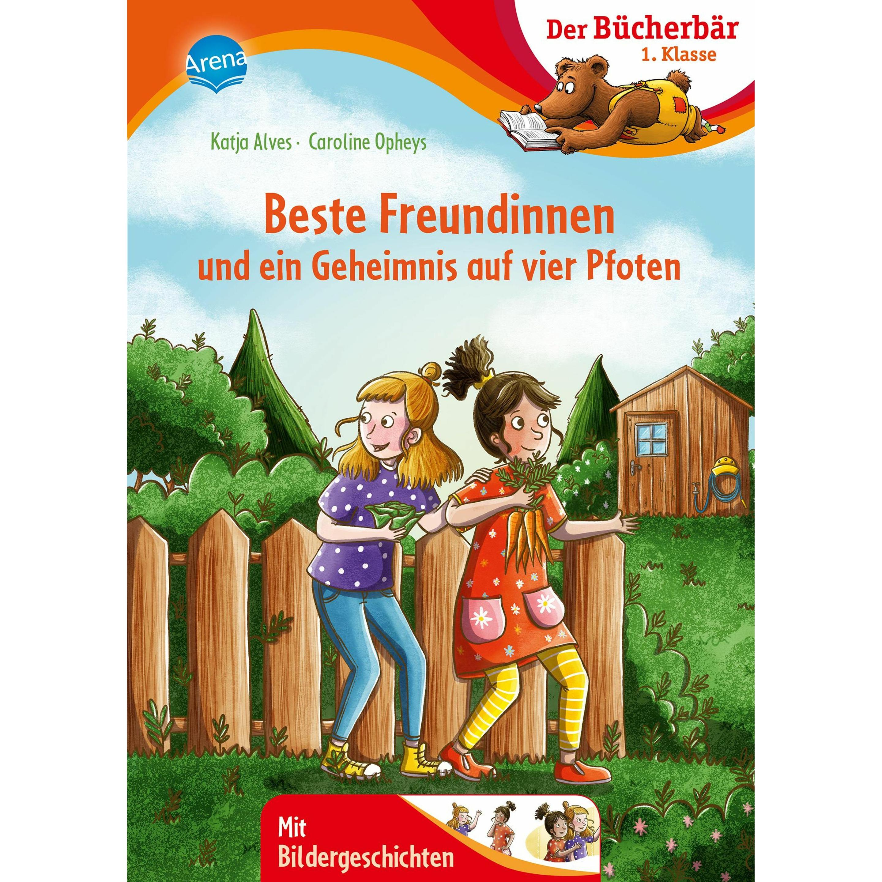 Beste Freundinnen und ein Geheimnis auf vier Pfoten, Kinderbücher von Caroline Opheys, Katja Alves
