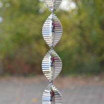 Actual product image Kögler Windspiel, Stäbchen-Spirale, silber, 51cm, Twister