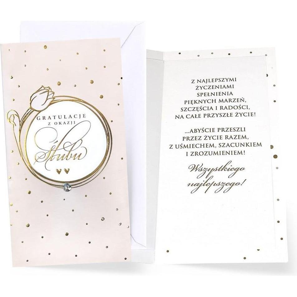 Kukartka, Biglietto di auguri + Carta da lettere, Hochzeitskarte (1 pz.)