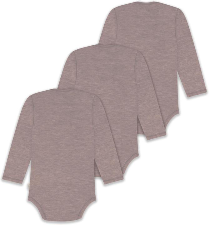 Produktbild Normani 3er Pack Baby Merino Body Langarm „Auckland" - 9379 (92)