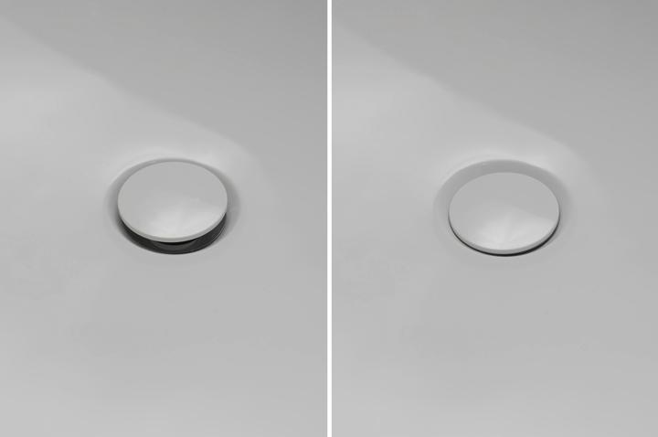 Actual product image Duravit QUADROVAL waste/overflow fitting with bath spout white (Overflow set, 1/2")
