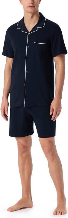 Produktbild Schiesser Pyjama "Fine Interlock" marine (48, S)