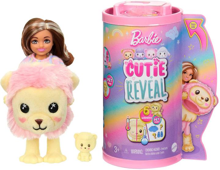 Produktbild Barbie Cutie Reveal Chelsea Cozy Cute Tees Series - Lion