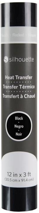 Actual product image Silhouette Flocked heat transfer