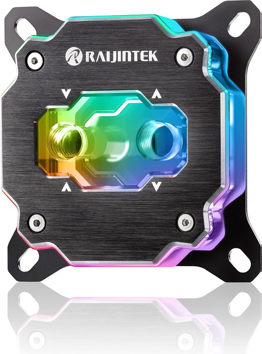 Actual product image Raijintek FORKIS PRO RBW CPU Water Cooler - Nickel + Acrylic