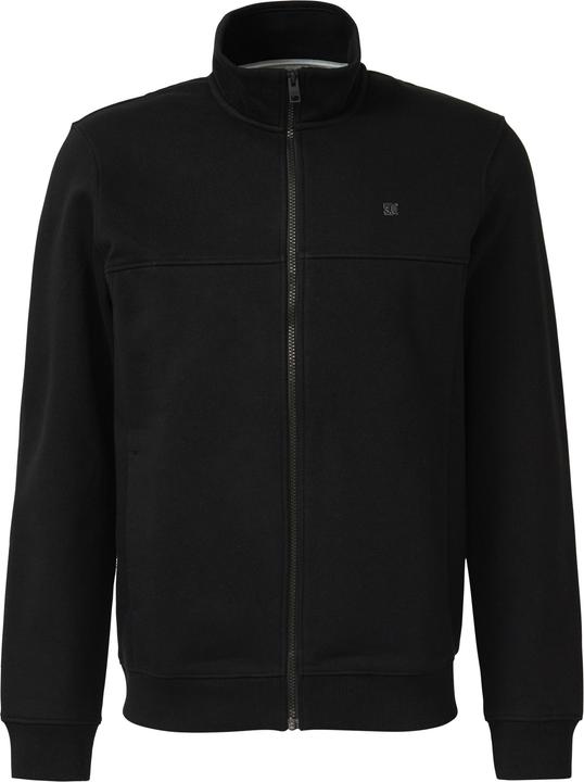 Produktbild s.Oliver Sweatshirt Jacke Sweatshirt-Jacke mit Stehkragen und Eingrifftaschen (S)