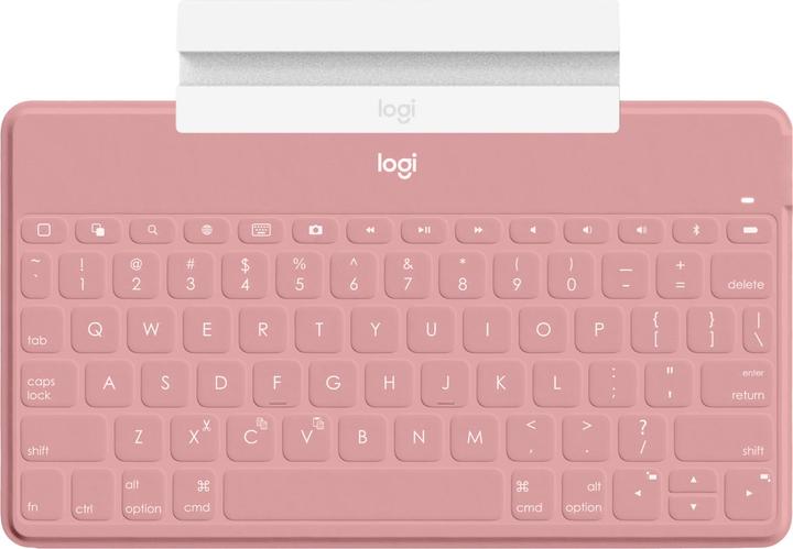 Produktbild Logitech Keys-To-Go - BLUSH PINK - ESP - MEDITER (Eng. Int., Kabellos)