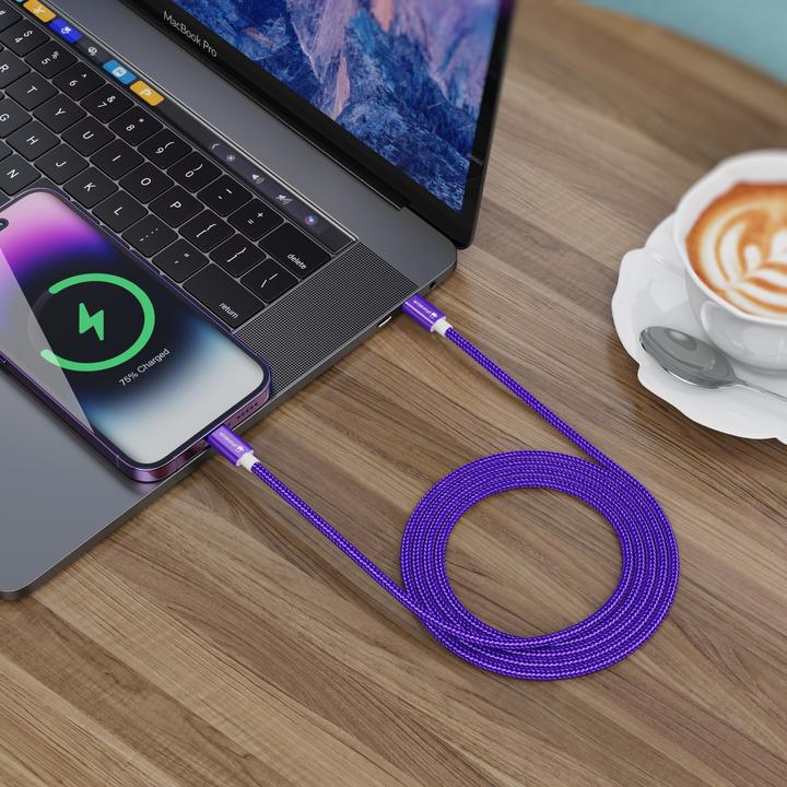 Immagine prodotto PhoneLook Cavo di ricarica da USB-C a USB-C in nylon t (1.50 m)