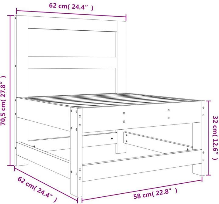 Actual product image vidaXL Banks