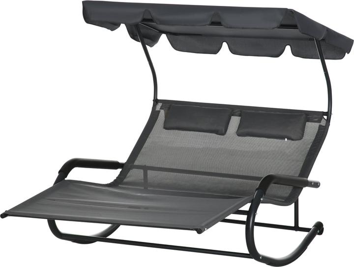 Produktbild Outsunny Doppel-Sonnenliege (200 cm)