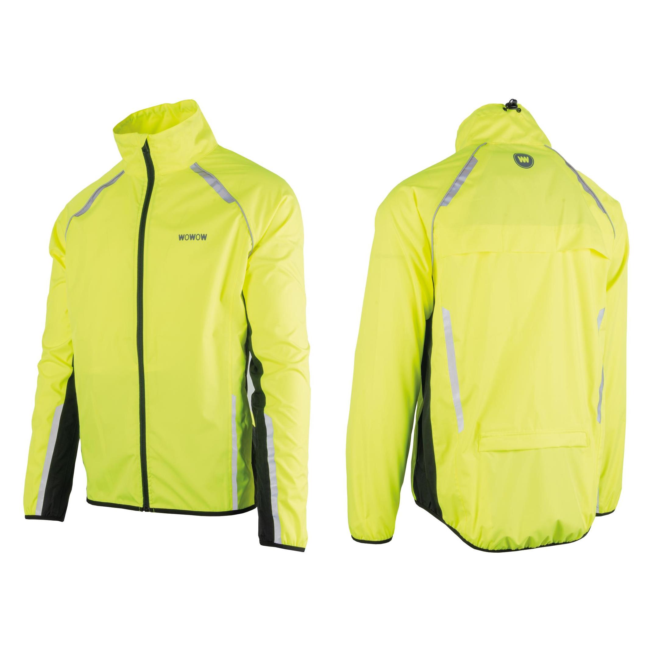 Wowow, Mannen, Fietsjassen, Ben Nevis Jas Fluojas Maat M (M), Geel, M