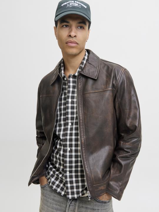 Immagine prodotto Jack & Jones Jorclean Leather Jacket Styd Aw25 (M)