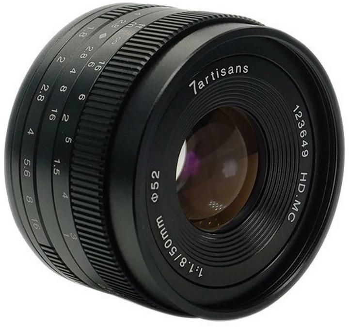 Image du produit 7artisans 50mm F1.8 (Fujifilm X, APS-C / DX)