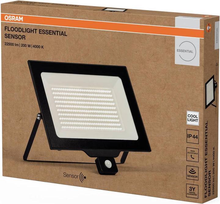 Produktbild Osram Floodlight Essential Sensor 200W 4000K 4099854430015 LED-Aussenstrahler mit (20000 lm, IP44)