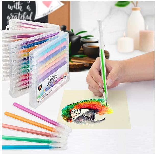 Immagine prodotto Grafix Set di penne gel (Luccichio, Metallico, Neon, Pastello, 48x)