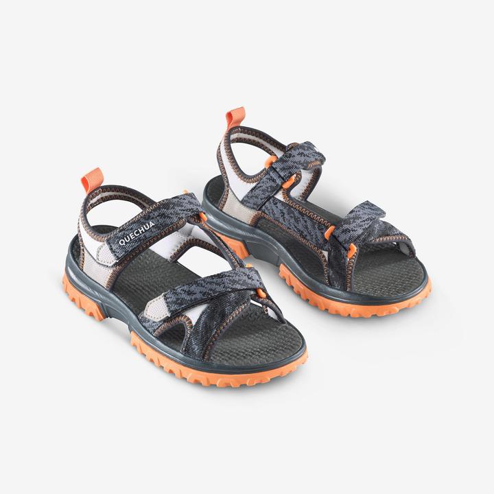 Actual product image Quechua Sandalen Kinder Wandern - NH500 grau/schwarz (38, 39)