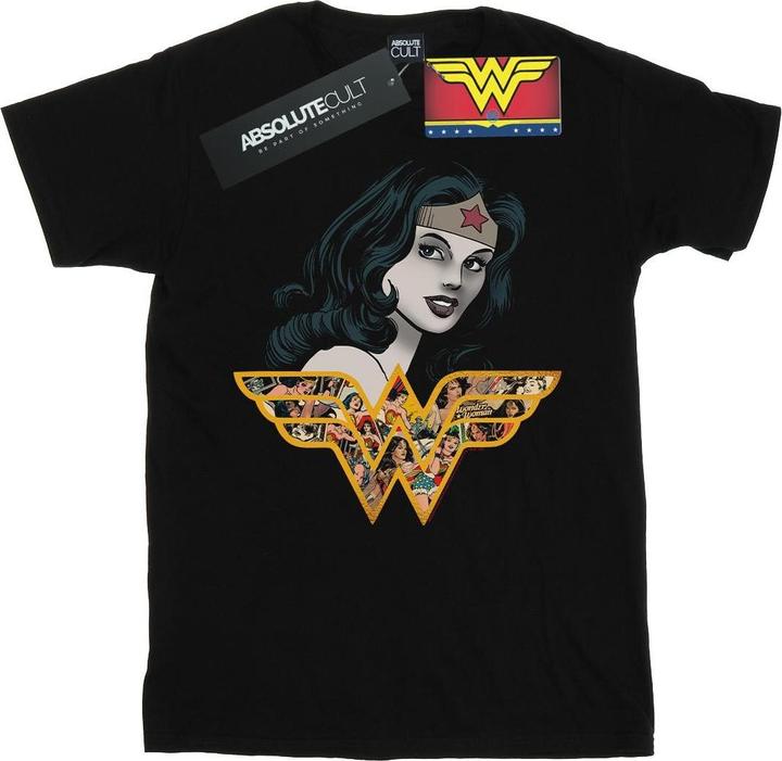 Produktbild Wonder Woman Retro Collage TShirt Mädchen (152, 158)