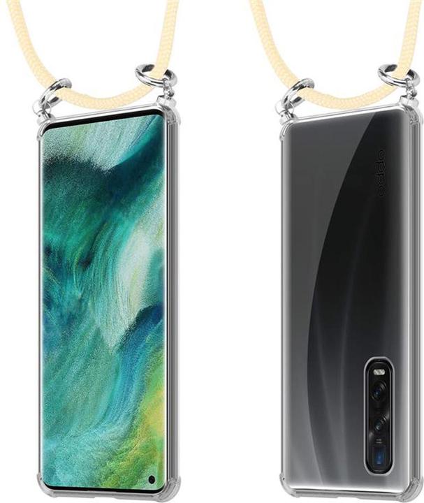 Produktbild Cadorabo TPU Handy Kette SILBER Cover