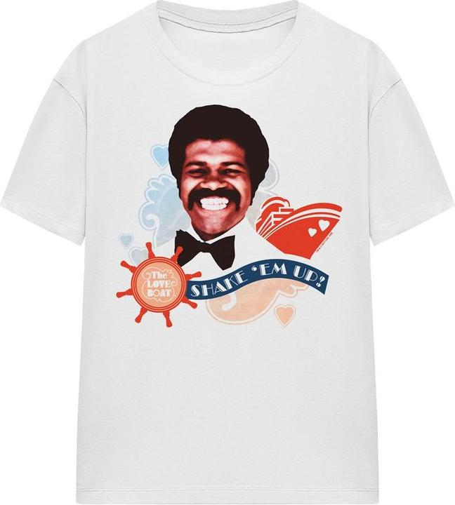 Actual product image The Love Boat Unisex Adult Shake Em Up T-Shirt (M)