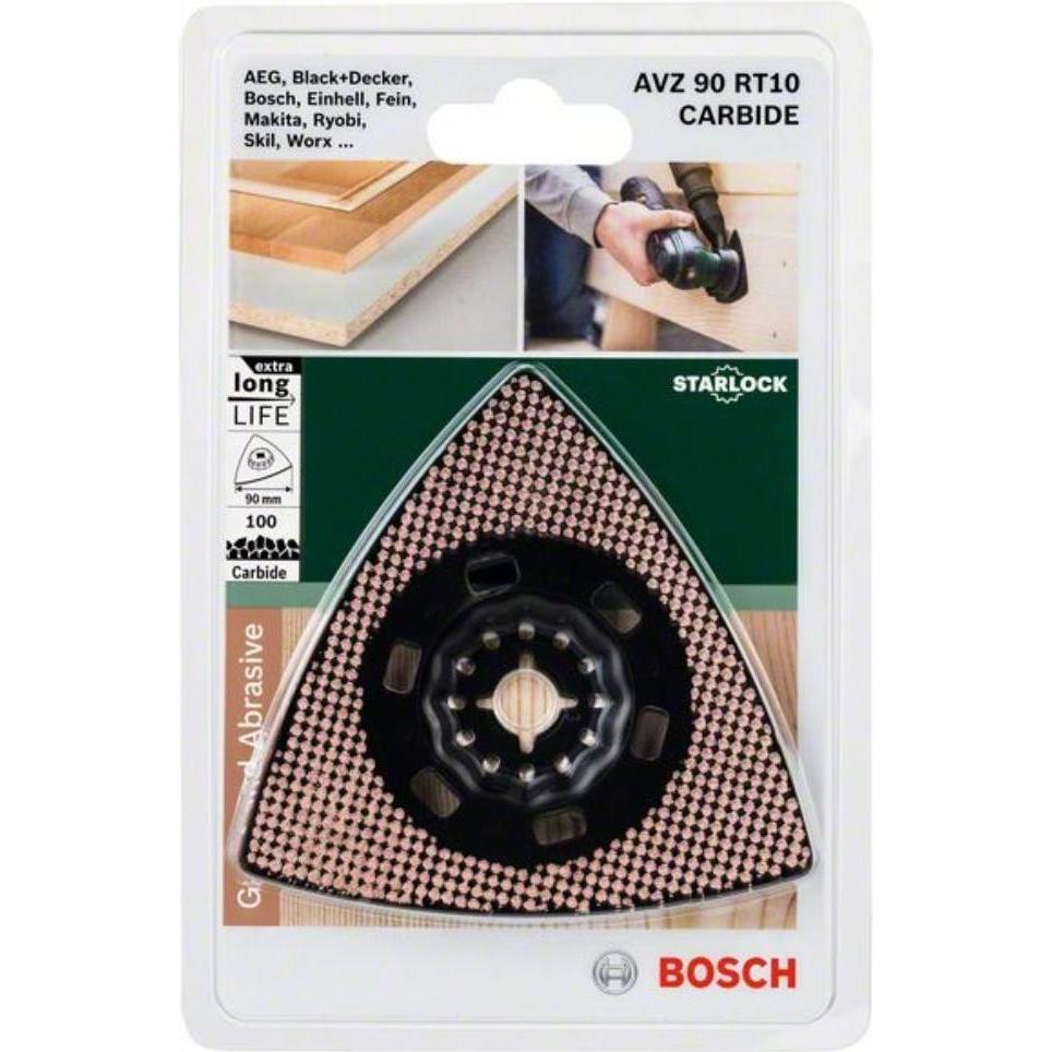 Thumbnail - Bosch Zubehör, Schleifmittel, Carbide-RIFF Schleifteller AVZ 90 RT10, 90 mm, Körnung 100