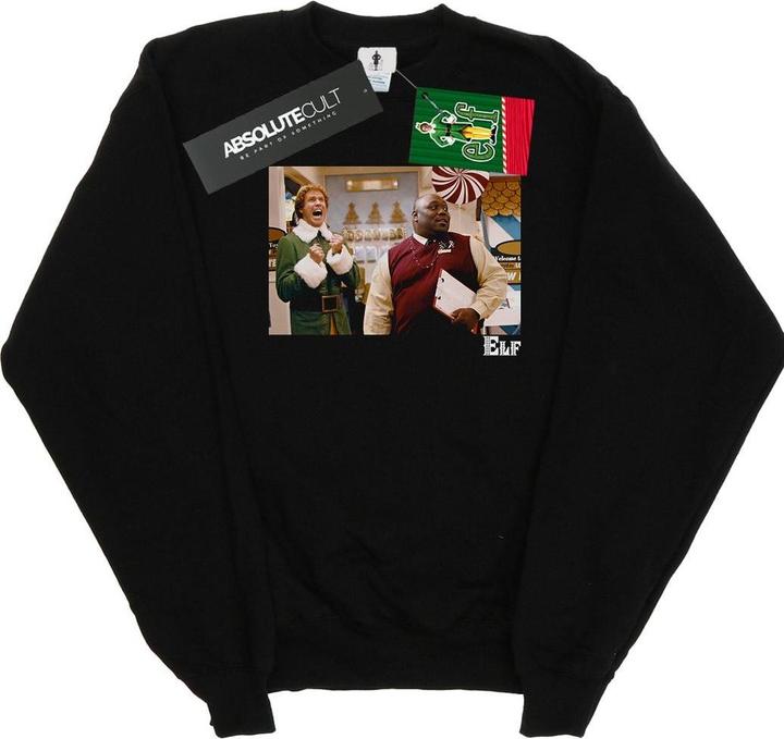Actual product image Elf Womens/Ladies Christmas Store Cheer Sweatshirt (S)