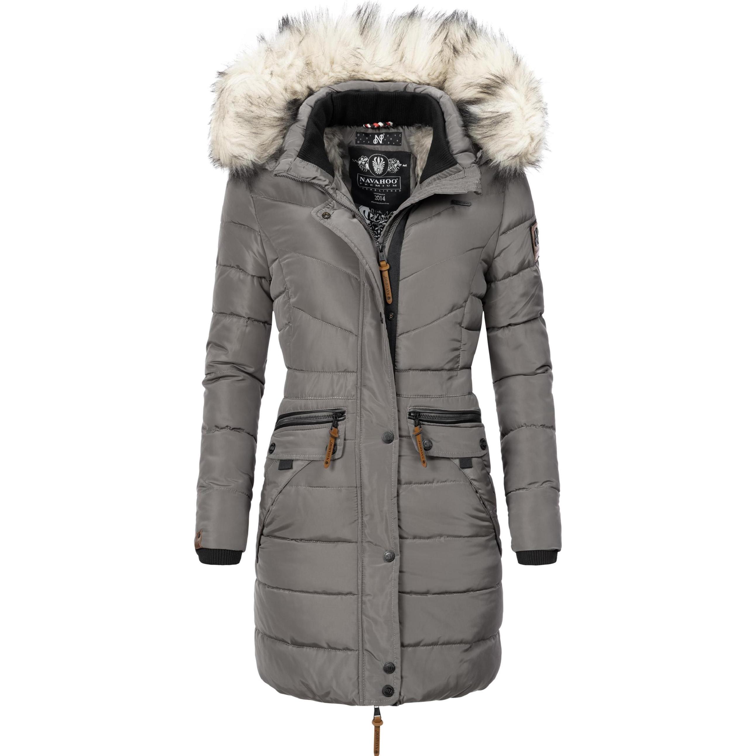 Navahoo, Damen, Jacke, Paula (XXL), Grau, XXL