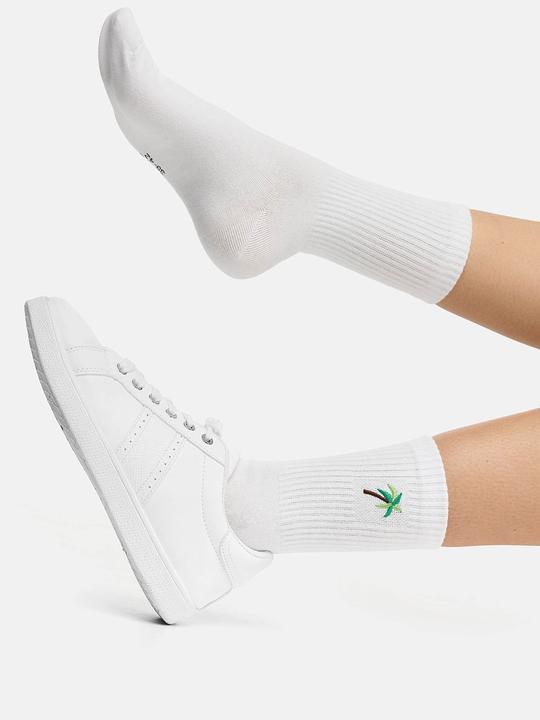 Actual product image Nur Die Freizeitsocken Statement Socken mit Stickerei (pack of 10, 35 - 38)